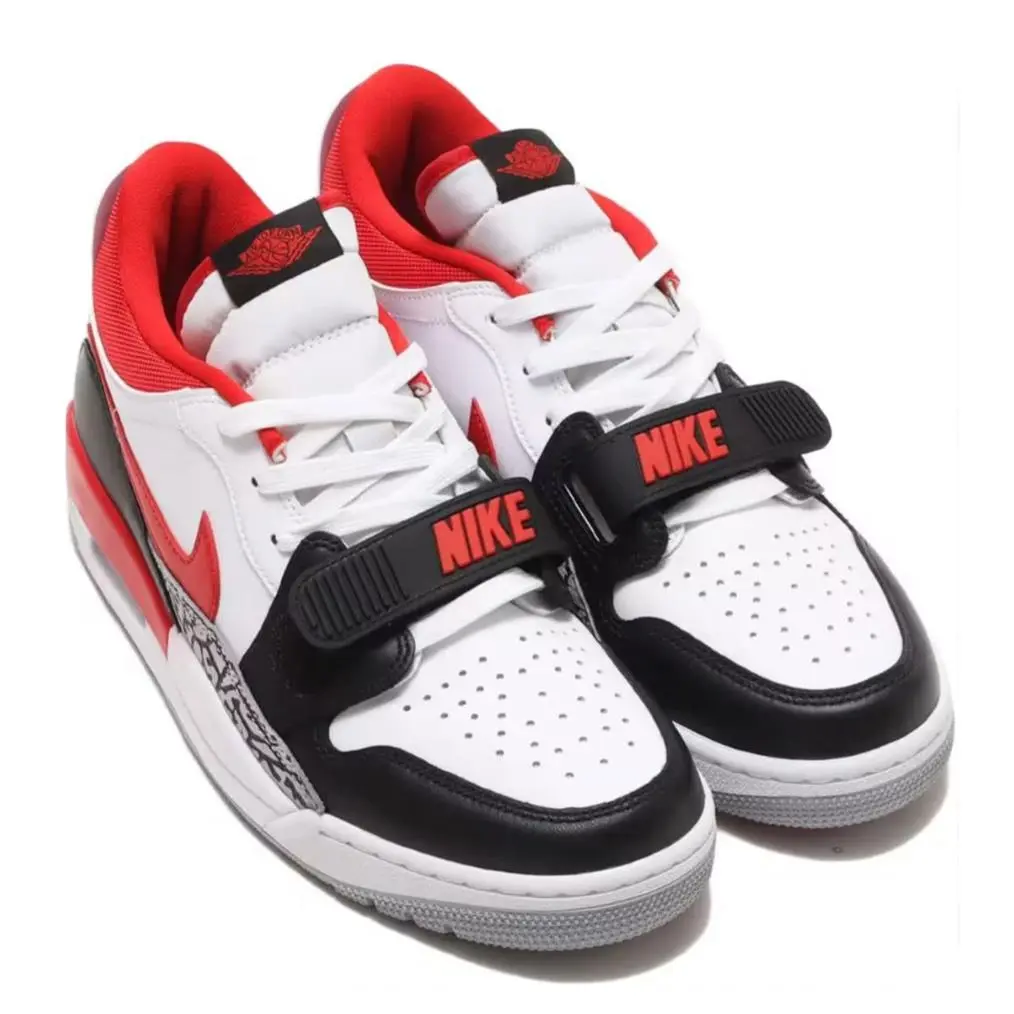 Nike shoes - Jordan Legacy 312 - Legacy - White/Fire Red/Black 9