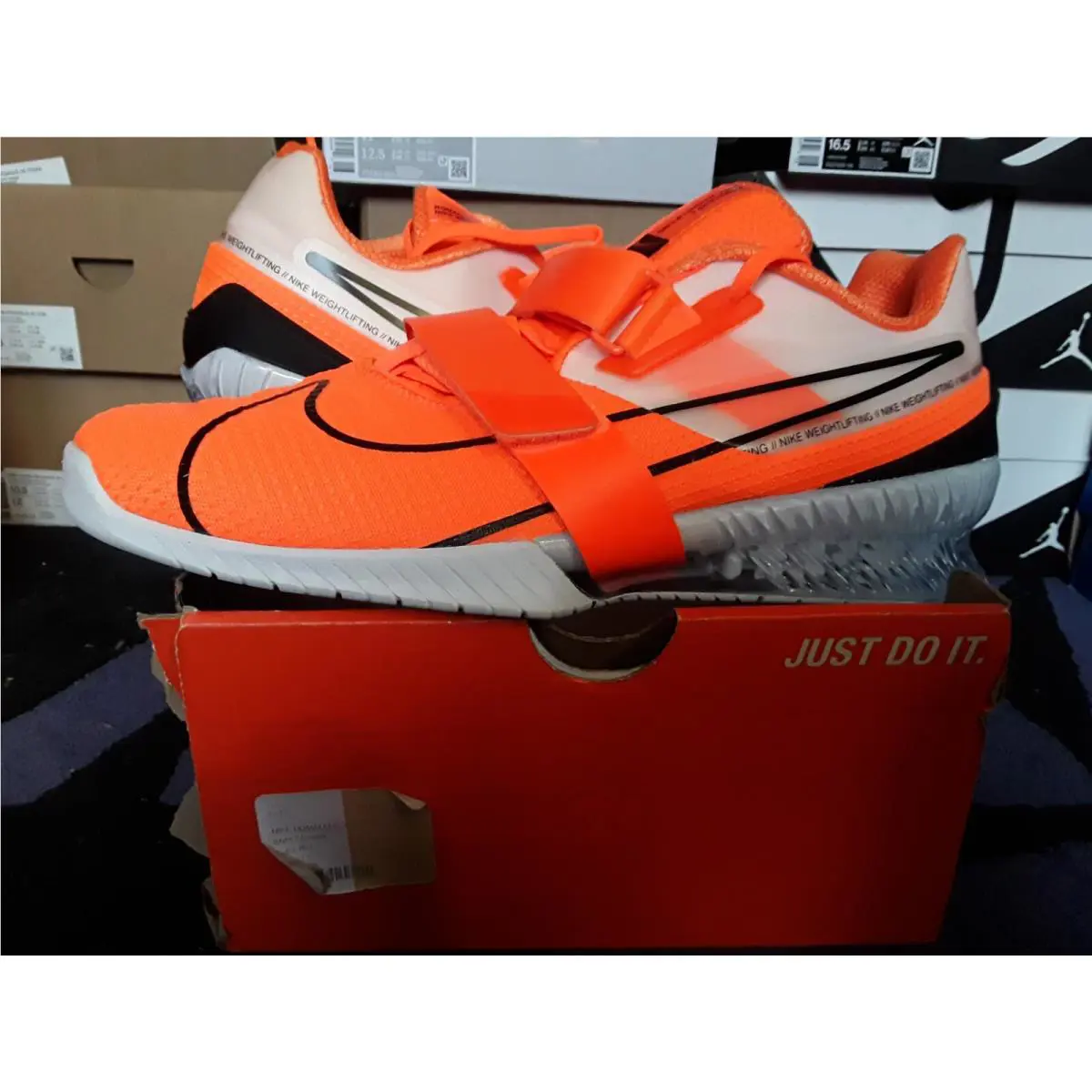 Nike shoes - Nike Romaleos 4 - Romaleos - CD3463-801 - Orange 4