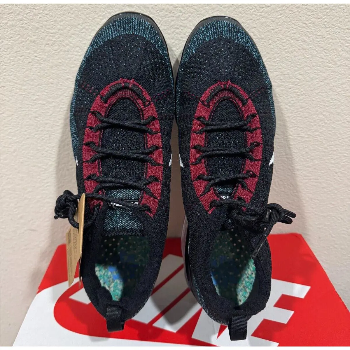 Nike shoes - Nike Air VaporMax Flyknit - Air VaporMax Flyknit - DV1678 012 - Black/White-Team Red 6