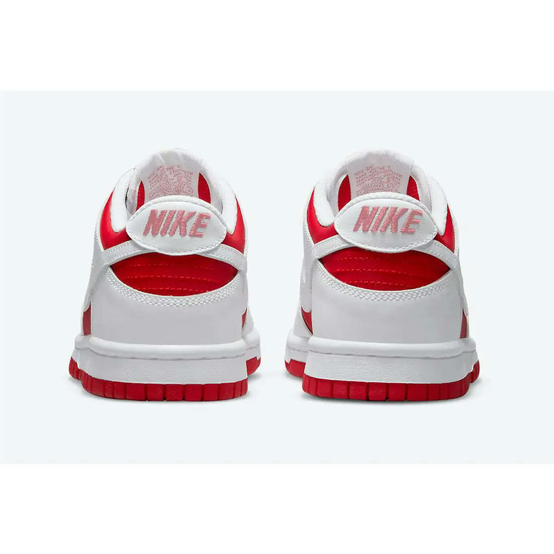Nike shoes - Nike Dunk Low - Dunk Low - cw1590 600 - Red/White 1