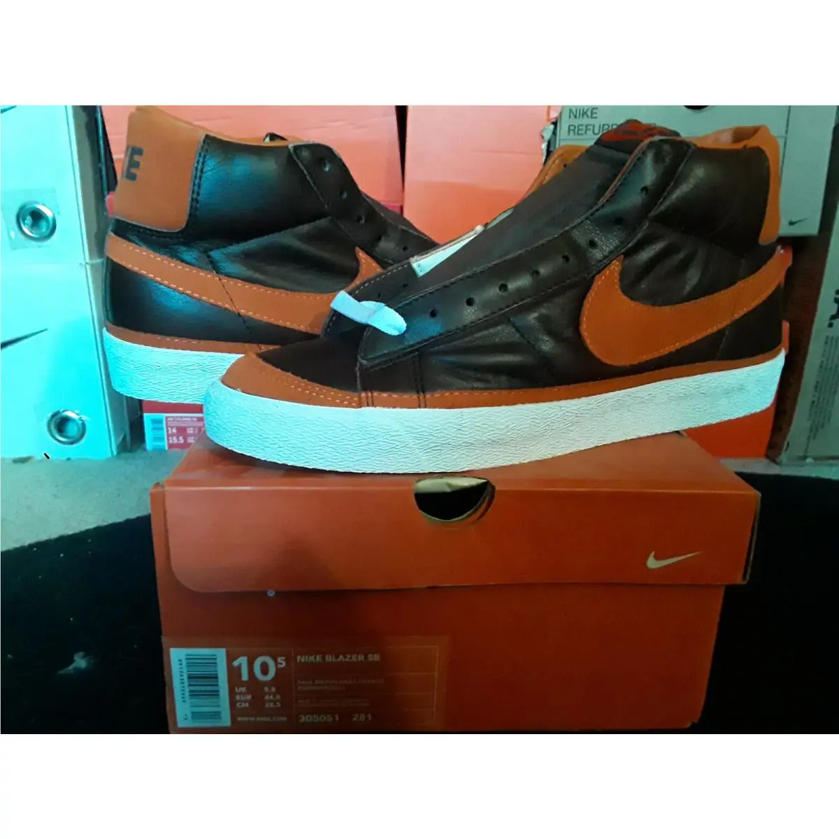 Nike shoes - Nike Sb Blazer - Blazer - 305051 281 - Brown 0