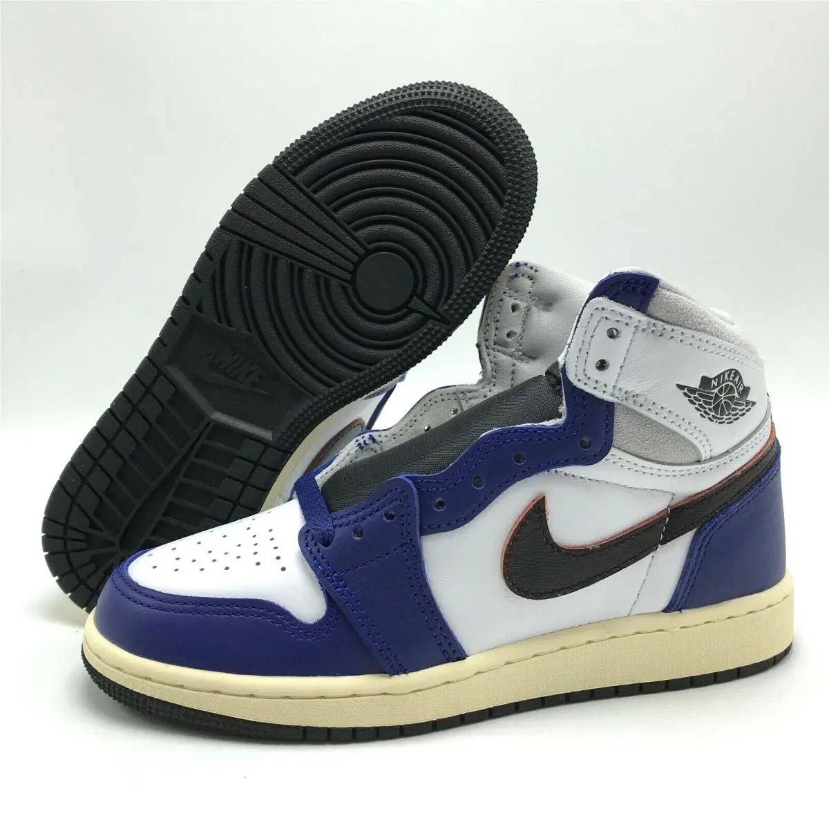 Nike shoes - Air Jordan 1 - Air - FD1437100 - White/Black-Neutral Grey-Deep Royal Blue-Muslin 5