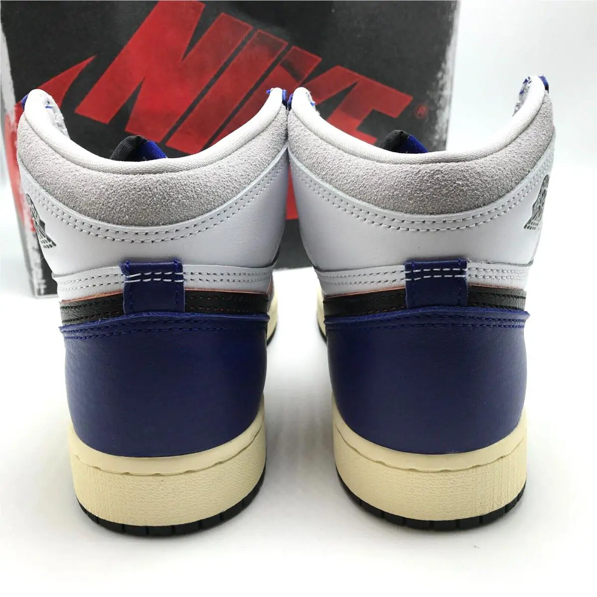 Nike shoes - Air Jordan 1 - Air - FD1437100 - White/Black-Neutral Grey-Deep Royal Blue-Muslin 3