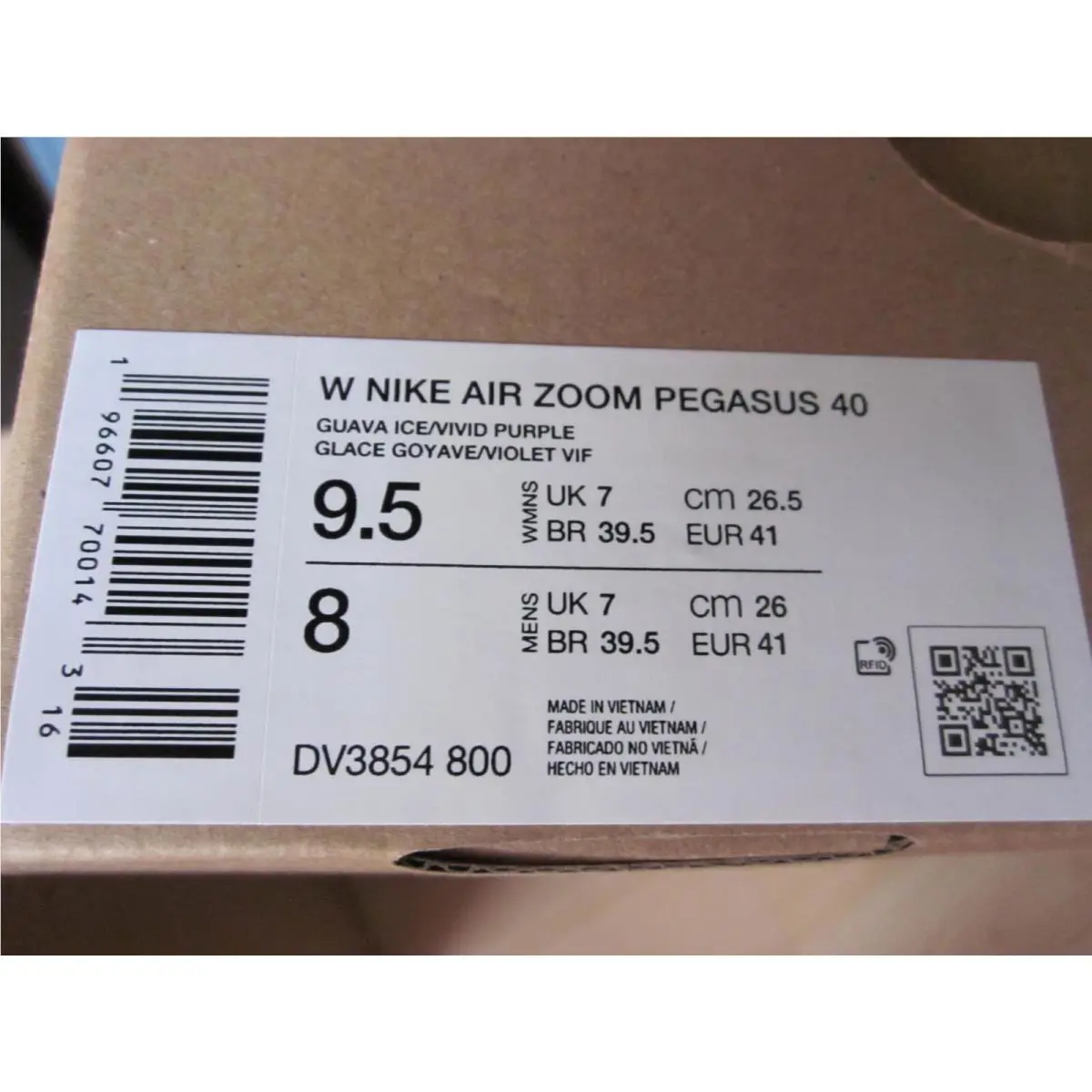 Nike shoes - Nike Air Zoom Pegasus - Air Zoom Pegasus - Guava Ice/Vivid Purple 5