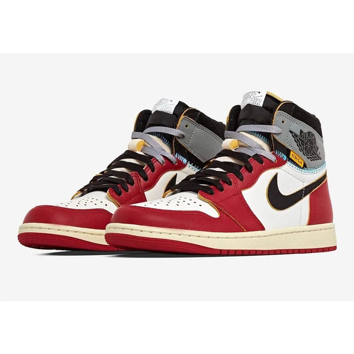 Nike shoes - Jordan 1 - HV8563 600 - Varsity Red/Black/Sail/Shadow Grey/Muslin 6