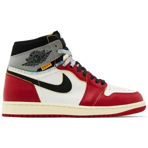 Nike shoes - Jordan 1 - HV8563 600 - Varsity Red/Black/Sail/Shadow Grey/Muslin 4