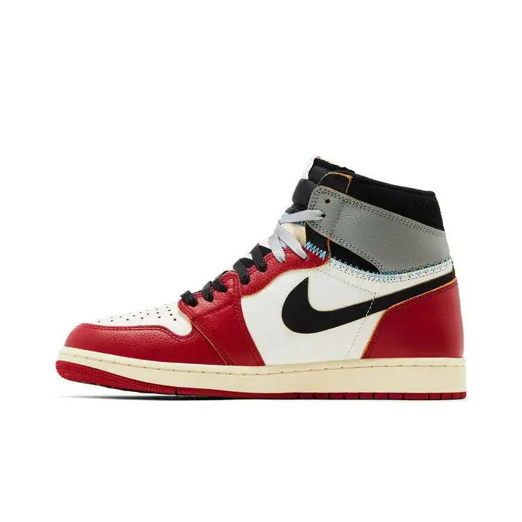 Nike shoes - Jordan 1 - HV8563 600 - Varsity Red/Black/Sail/Shadow Grey/Muslin 5