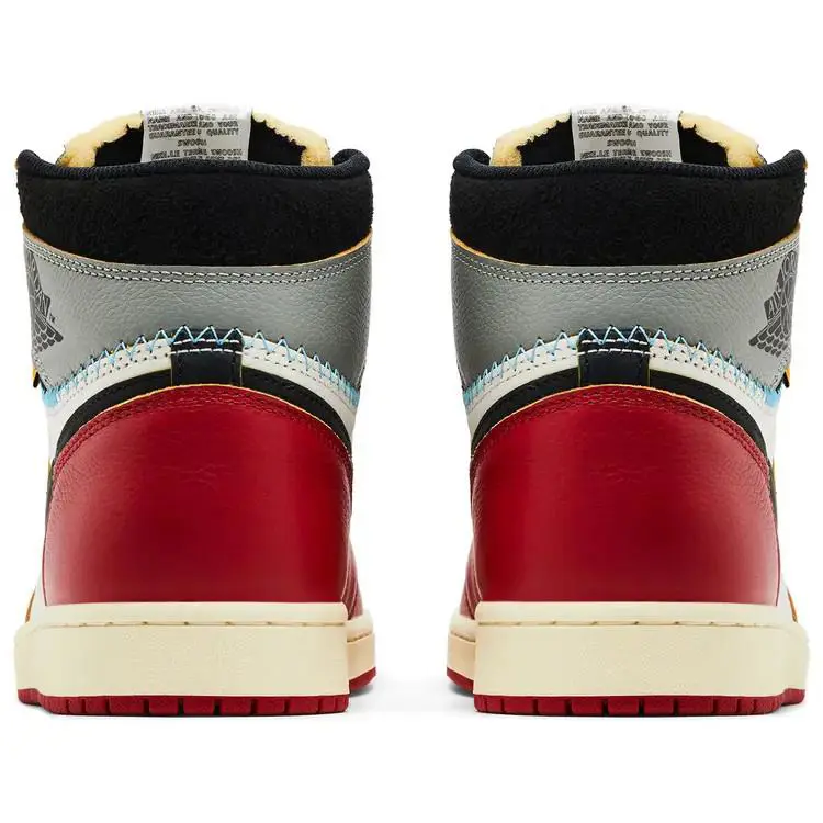 Nike shoes - Jordan 1 - HV8563 600 - Varsity Red/Black/Sail/Shadow Grey/Muslin 7