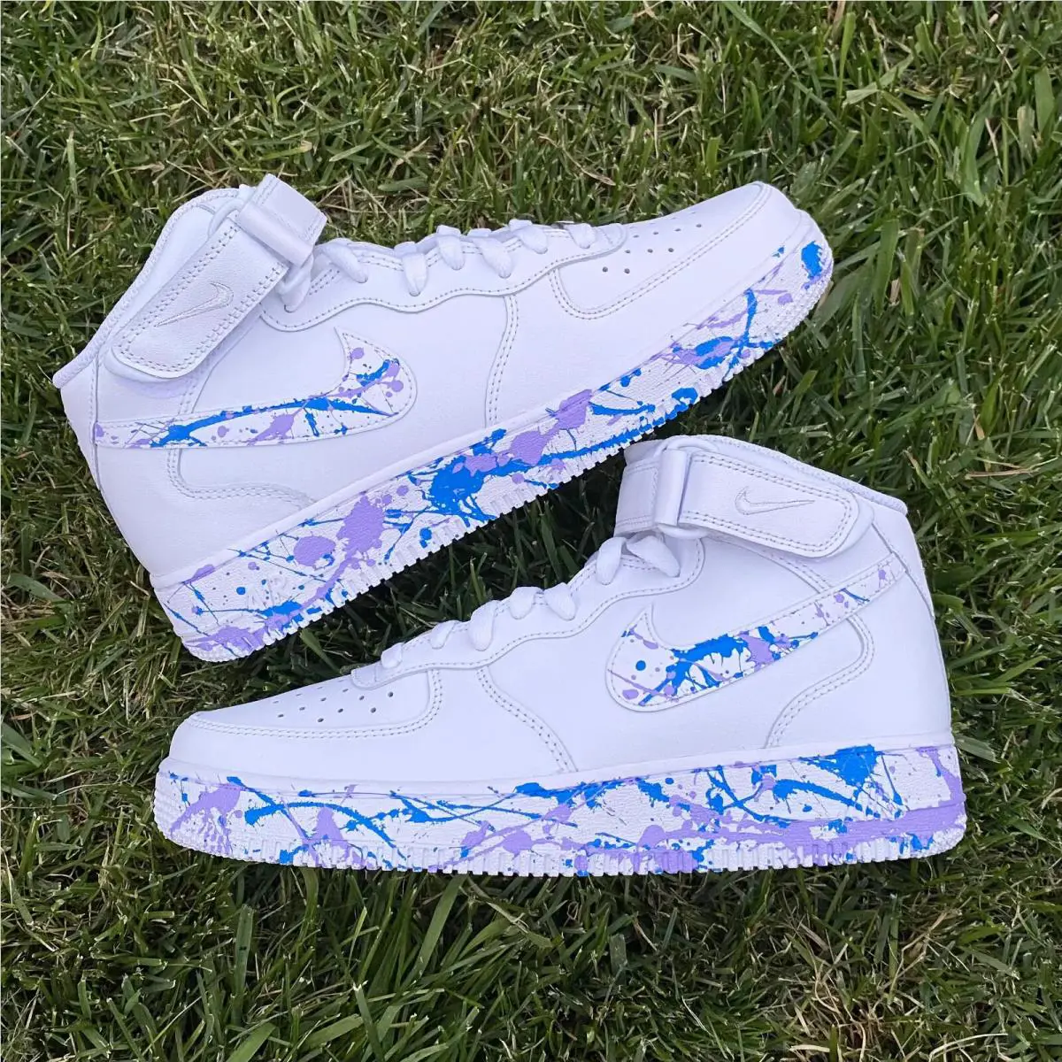 Nike shoes - Nike Air Force 1 - Air Force - DD8959-100 - White, Two Tone: Lilac Purple 6