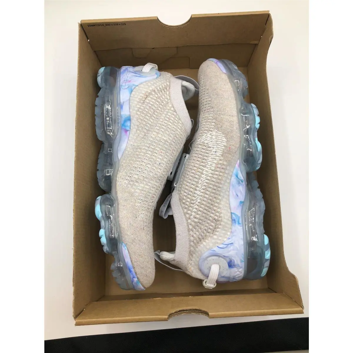 Nike shoes - Nike Air VaporMax Flyknit 2020 - CJ6741 100 - White, Manufacturer: White/Summit White-White 12