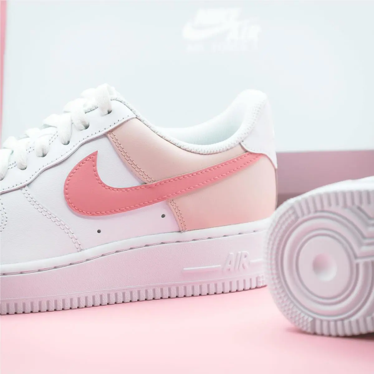 Nike shoes - Nike Air Force 1 - Air Force - DD8959-100 - Pink 2