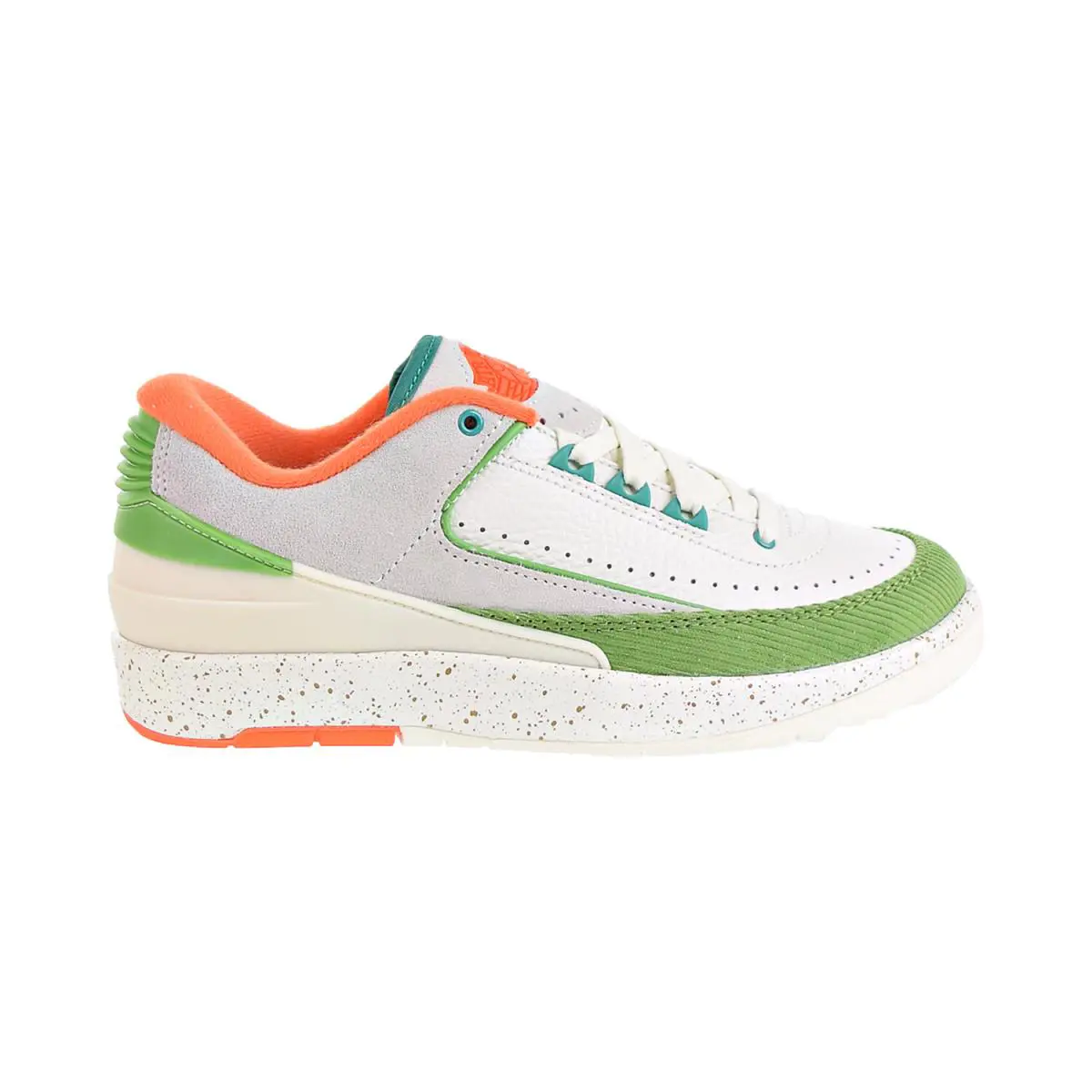Air Jordan 2 Retro Low Titan Women`s Shoes Sail-safety Orange DV6206-183 - Sail-Safety Orange