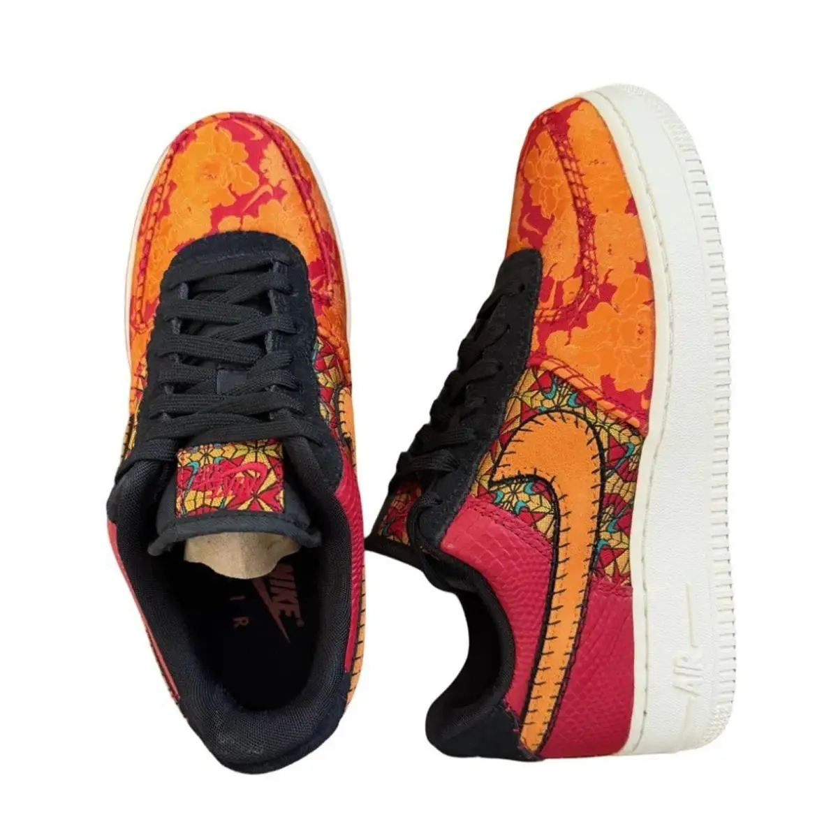Nike shoes - Nike Air Force 1 `07 - AT4144 601 - Gym Red/Orange Peel-Black, Manufacturer: Gym Red/Orange Peel-Black 0