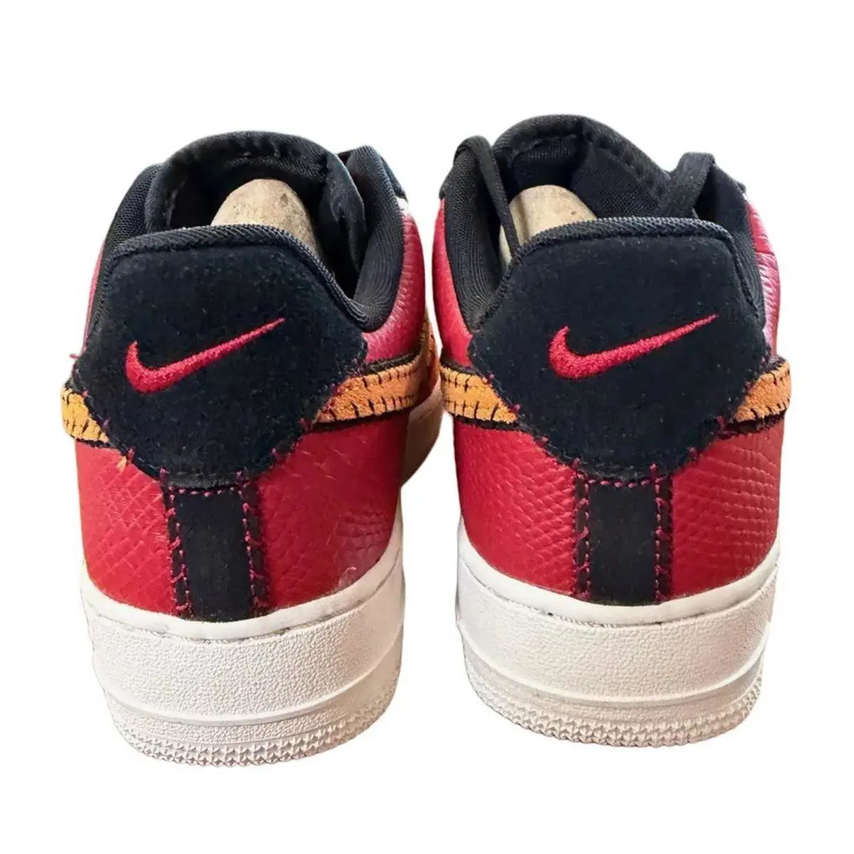 Nike shoes - Nike Air Force 1 `07 - AT4144 601 - Gym Red/Orange Peel-Black, Manufacturer: Gym Red/Orange Peel-Black 2