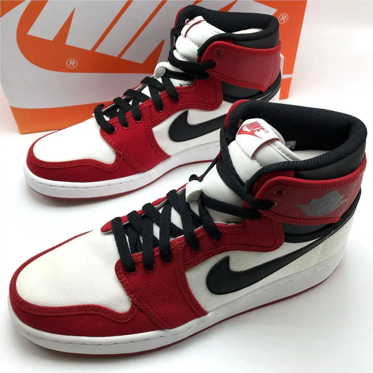 Nike shoes - Air Jordan 1 - Air - 638471-101 - White/Gym Red-Black 5