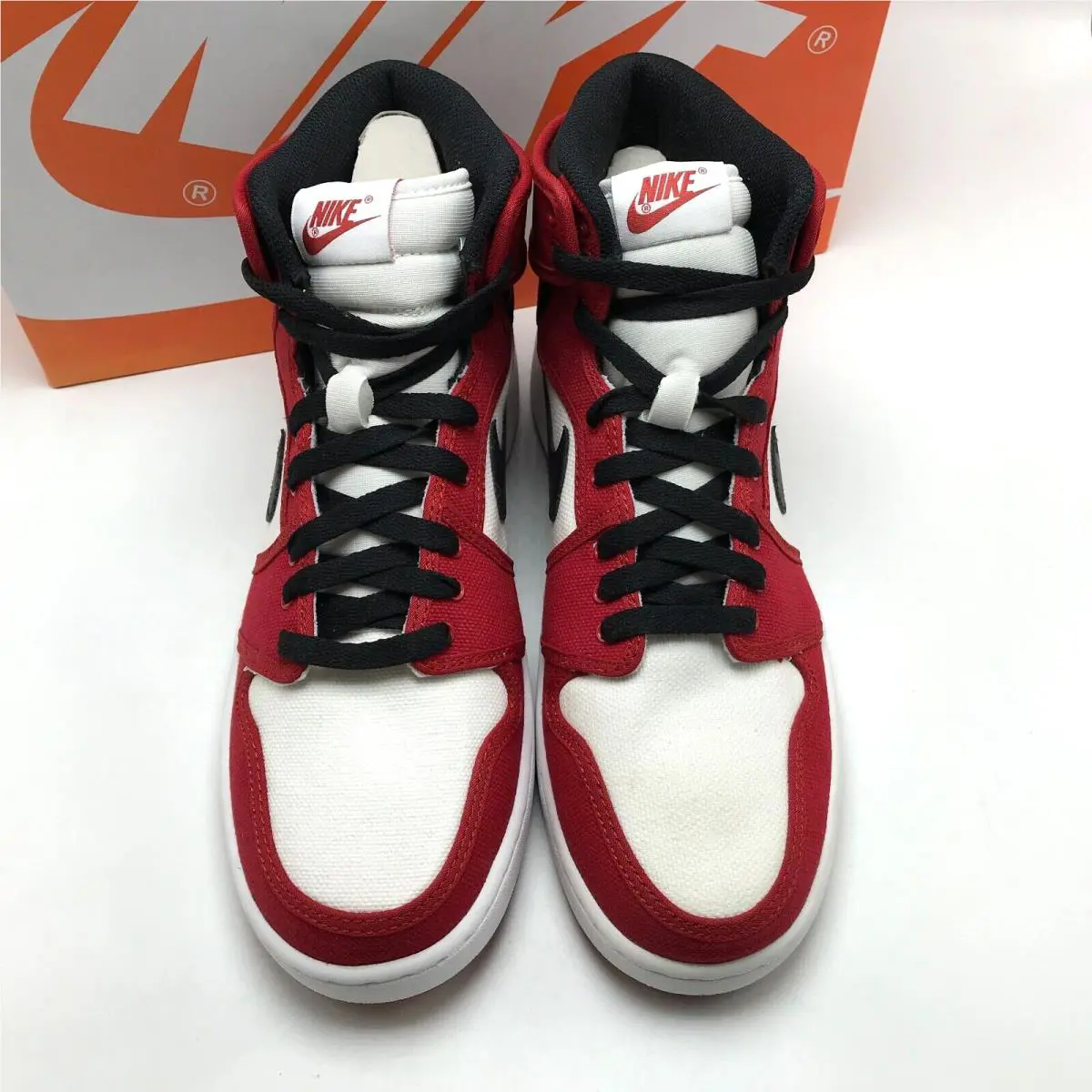Nike shoes - Air Jordan 1 - Air - 638471-101 - White/Gym Red-Black 7