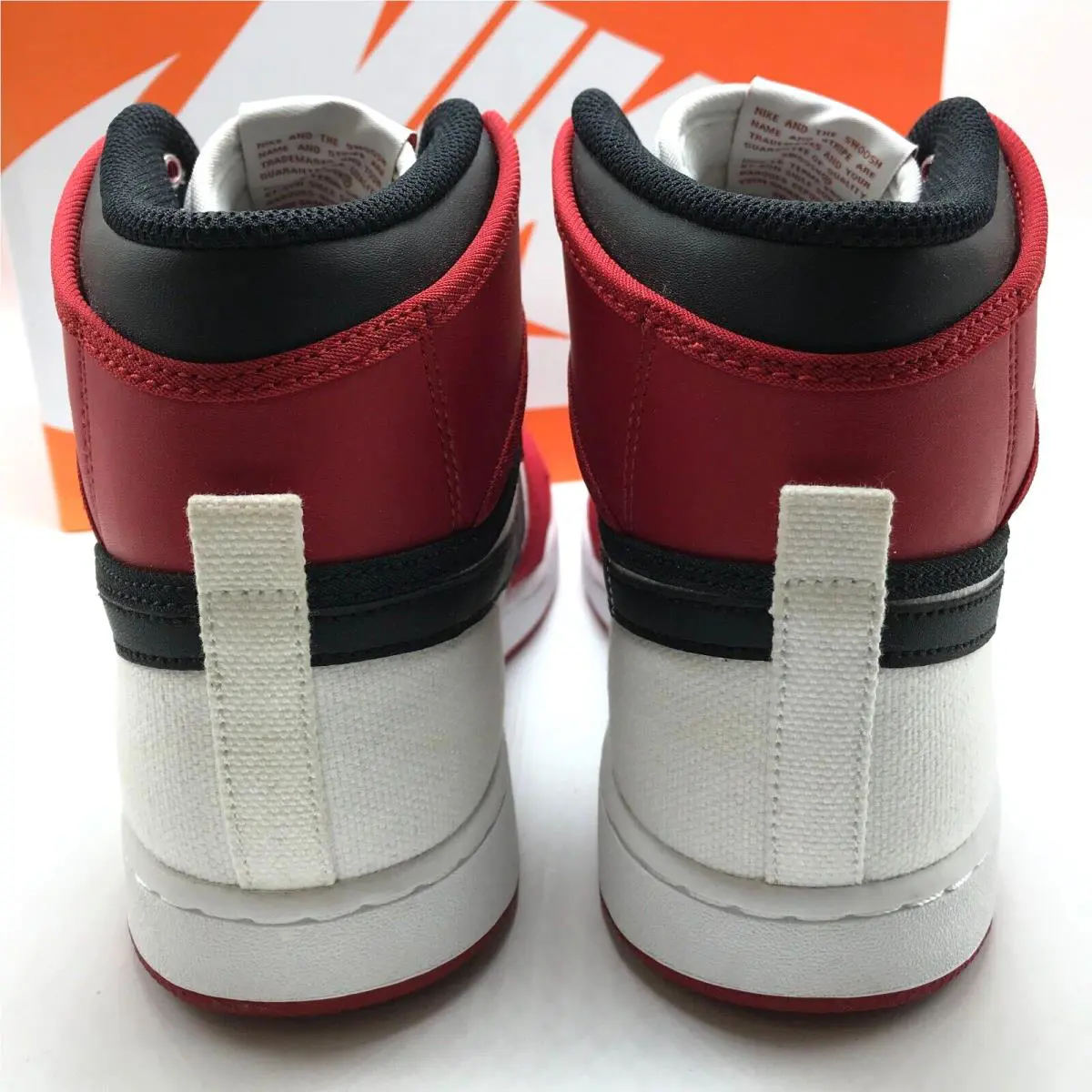 Nike shoes - Air Jordan 1 - Air - 638471-101 - White/Gym Red-Black 3