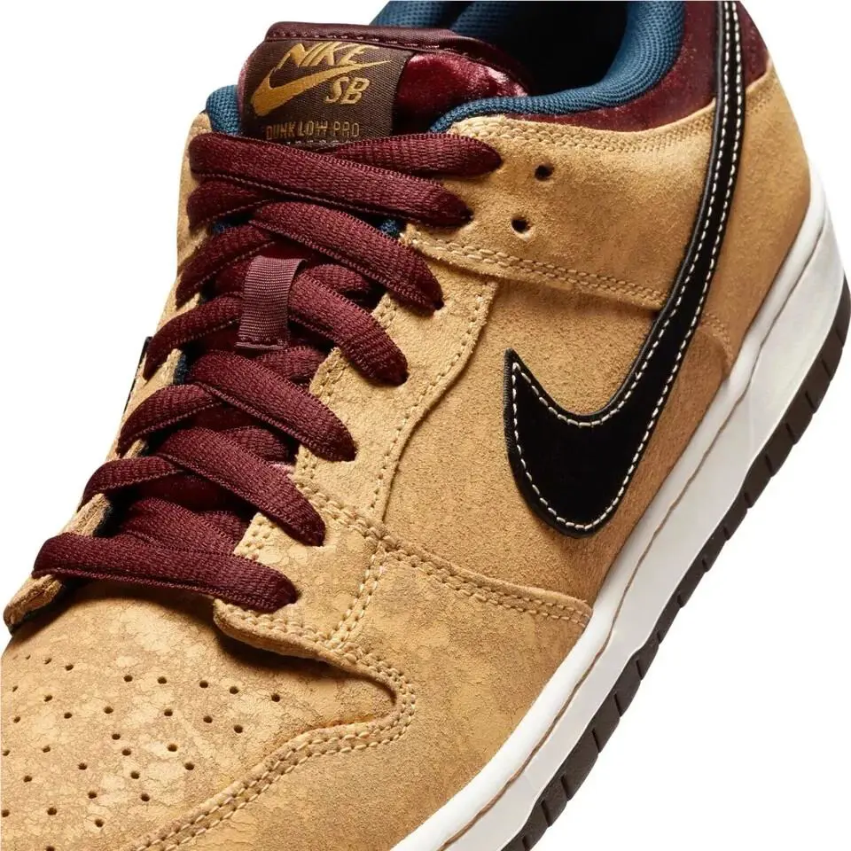 Nike shoes - Nike Dunk Low Pro SB - FZ1278-200 - Gold 2
