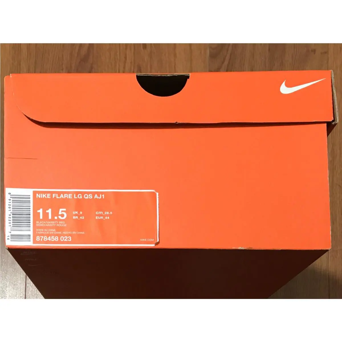 Nike shoes - Nike FLARE LG QS AJ1 - 878458-023 - Black, Varsity Red 9