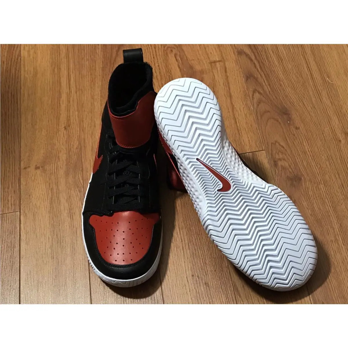 Nike shoes - Nike FLARE LG QS AJ1 - 878458-023 - Black, Varsity Red 6