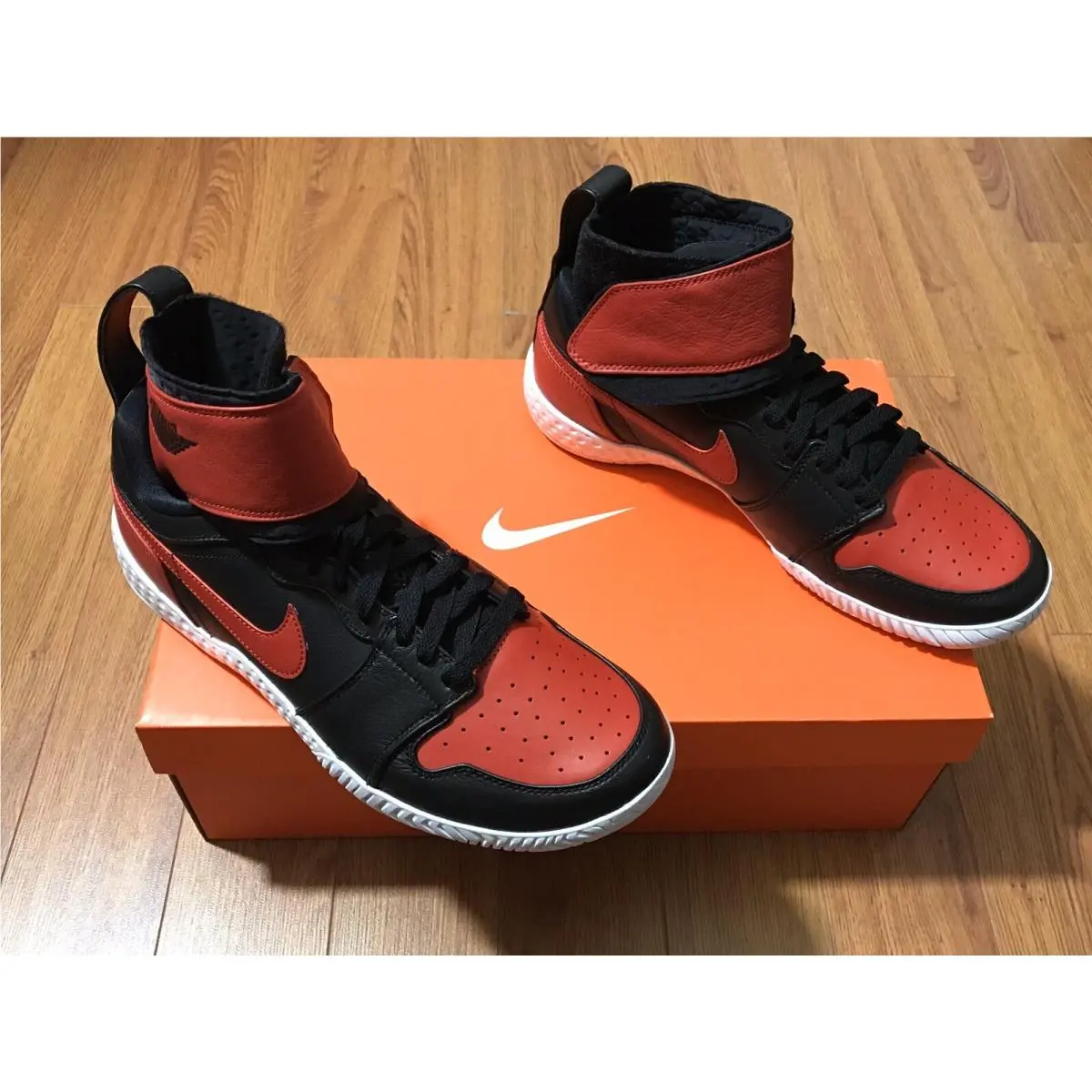 Nike shoes - Nike FLARE LG QS AJ1 - 878458-023 - Black, Varsity Red 10