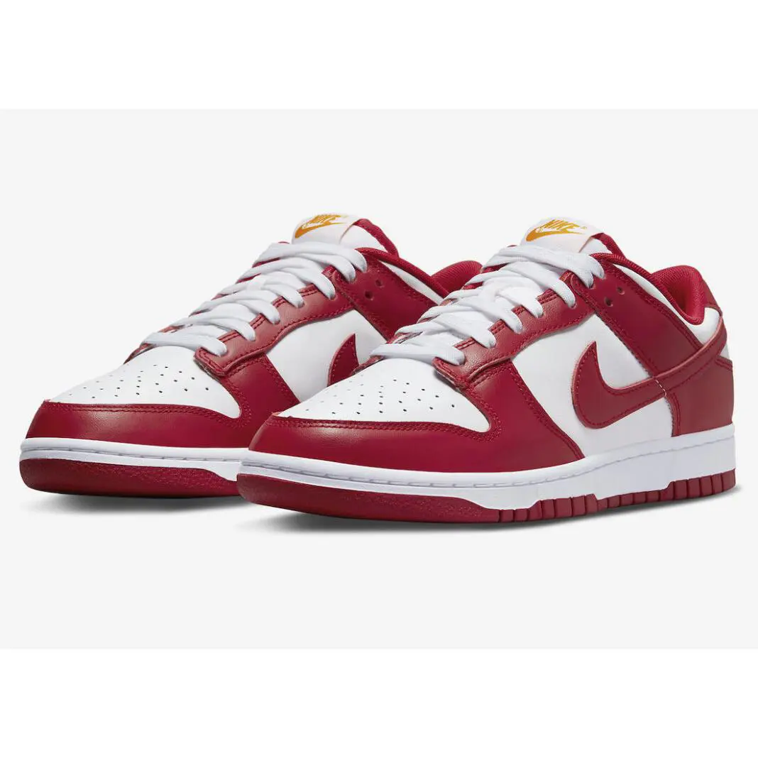 Nike shoes - Nike Dunk Low - Dunk Low - DD1391 602 - Gym Red/White/University Gold/ 0