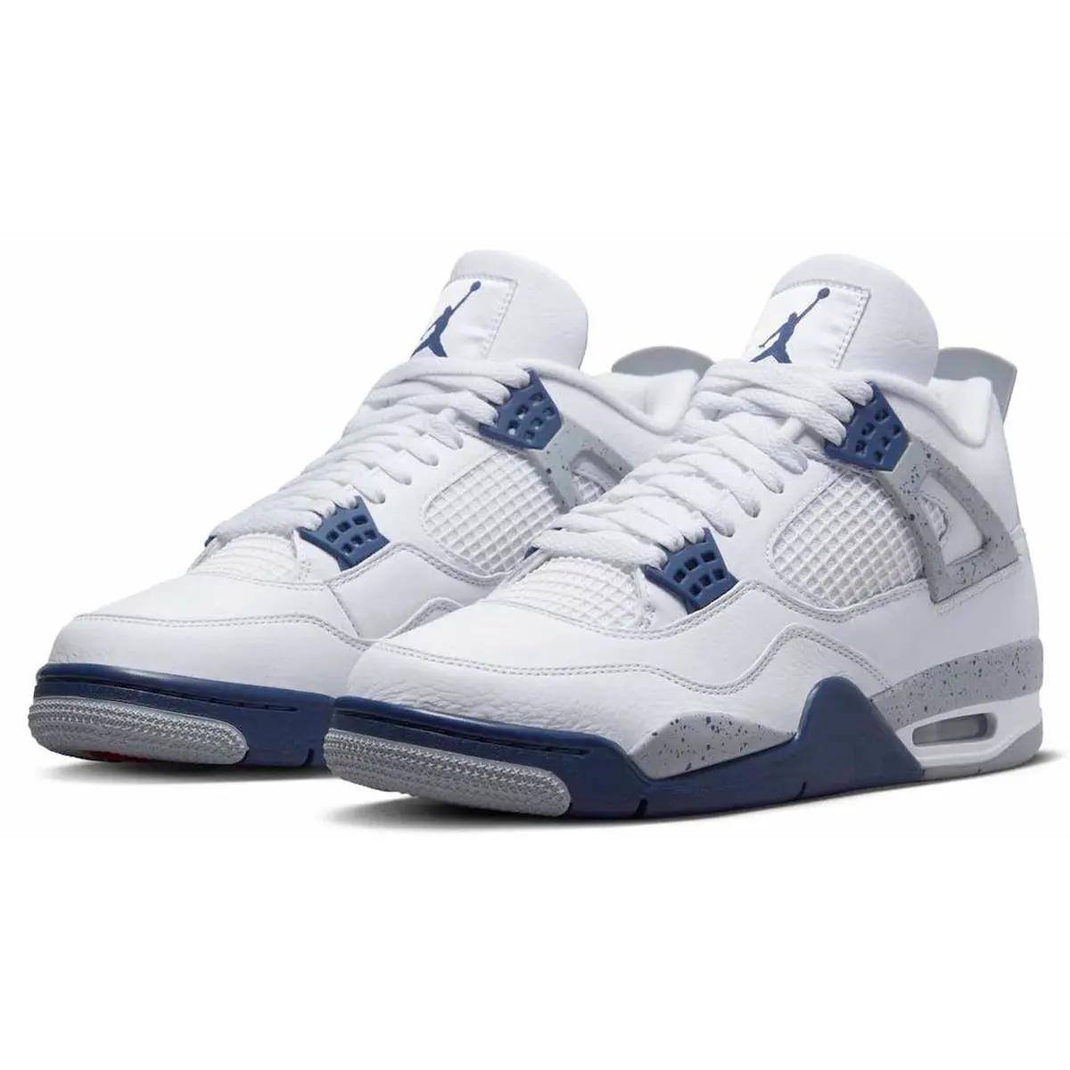 Nike shoes - Air Jordan Retro 4 - Air Retro - DH6927 140 - White/Midnight Navy/Light Smoke Grey/Fire Red 0
