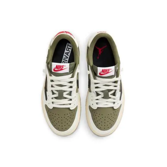Nike shoes - Air Jordan 1 Retro Low OG SP (PS) - DO5442-200 - Olive 2
