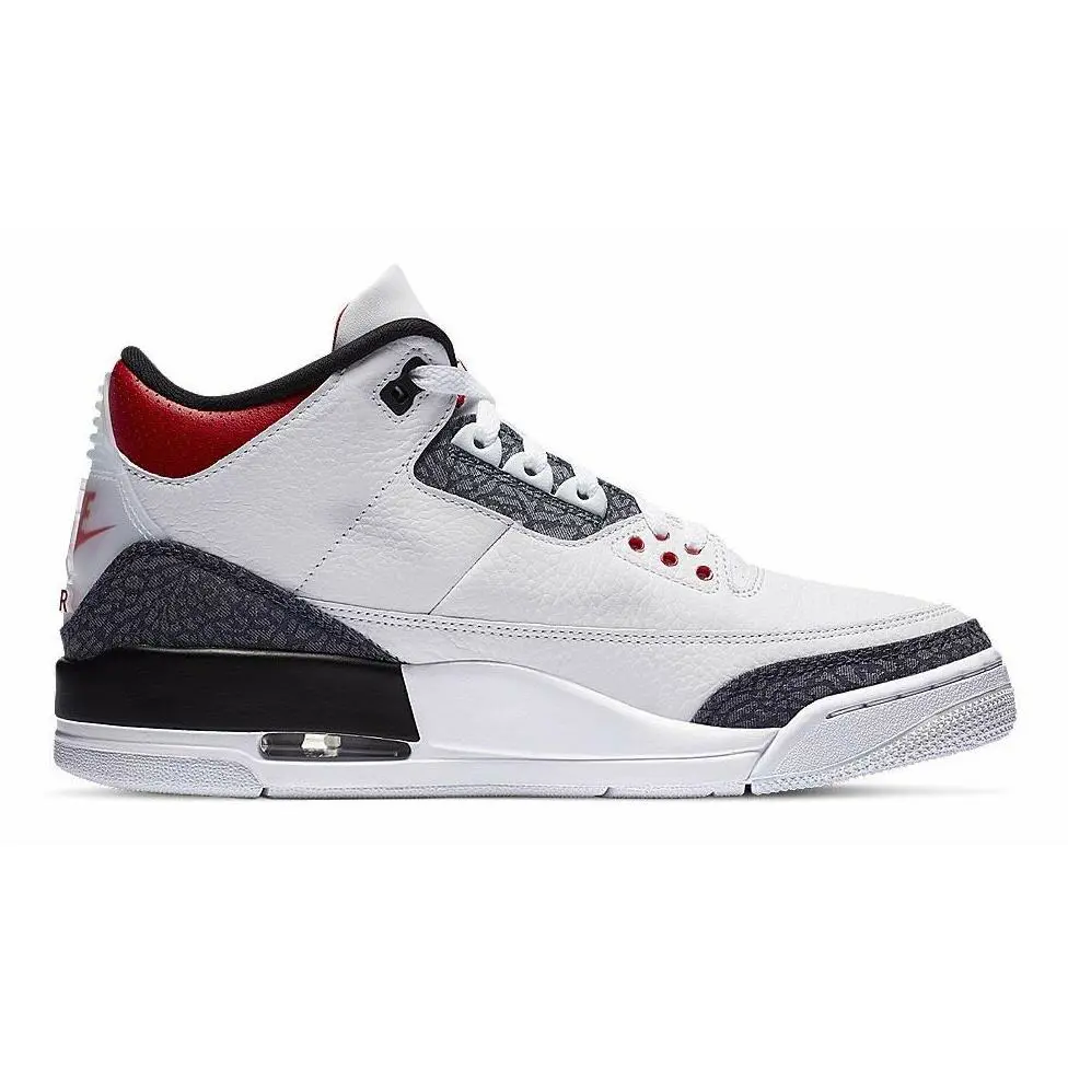 Nike shoes - Air Jordan 3 - Air - CZ6431 100 - White/Fire Red/Black 2