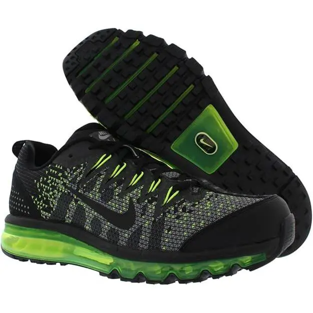 Nike shoes - Air Max 09 Jacquard - Air Max Jacquard - FLAT SILVER/BLACK/DARK GREY/VOLT 1