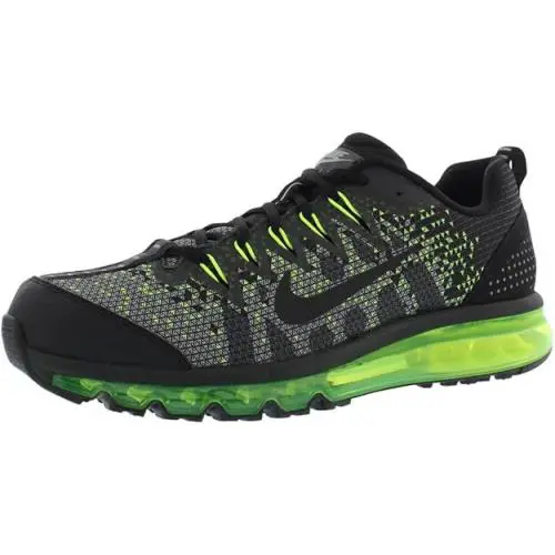 Nike shoes - Air Max 09 Jacquard - Air Max Jacquard - FLAT SILVER/BLACK/DARK GREY/VOLT 5
