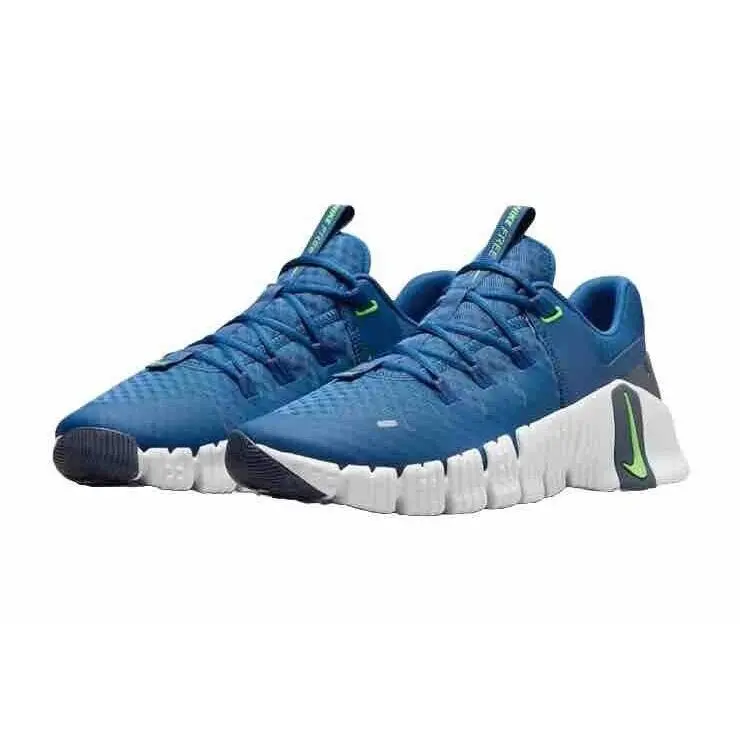 Nike Men`s Free Metcon 5 / Court Blue-green Strike DV3949-401 /