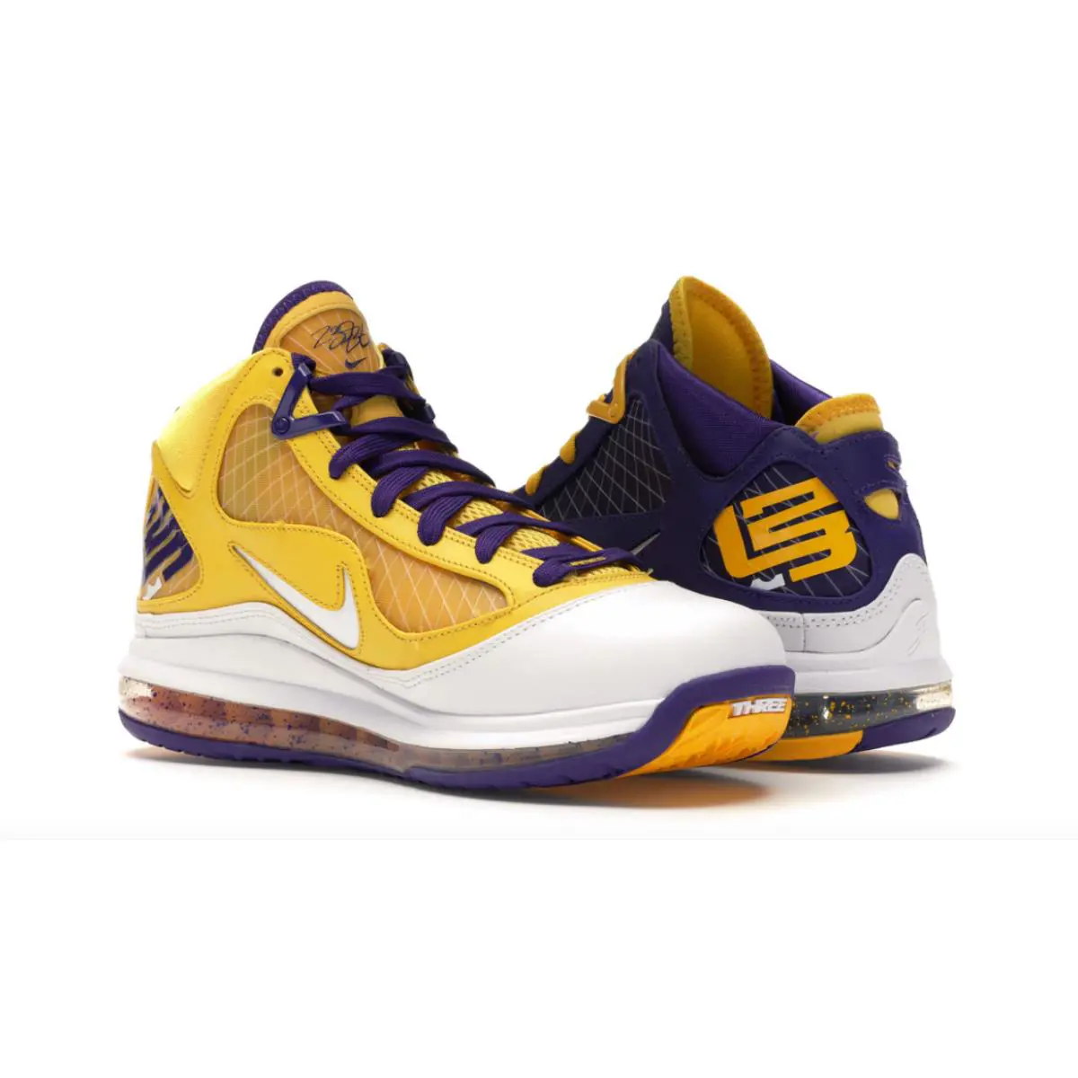 Nike shoes - Court Purple/White-Amarillo 2