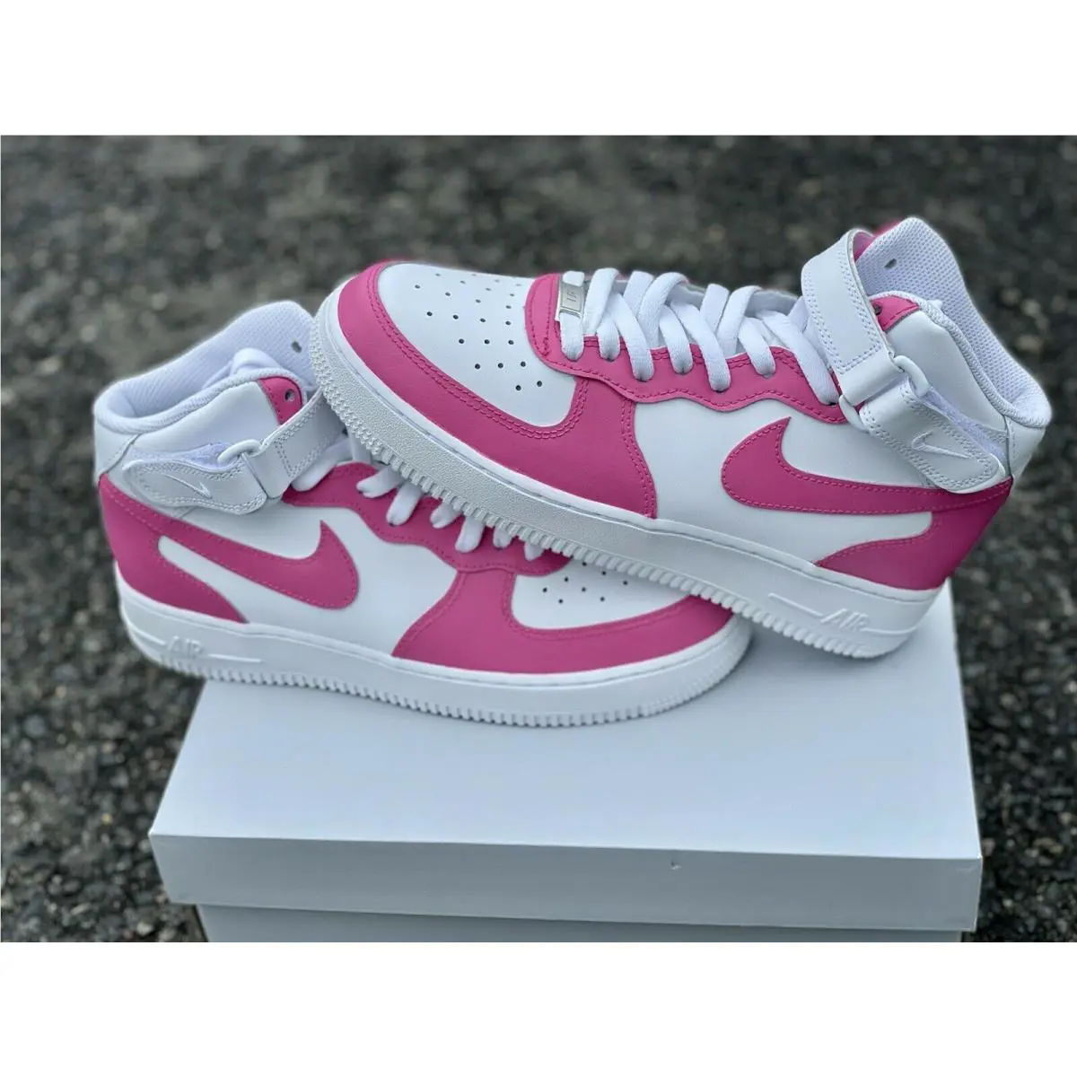 Nike shoes - Nike Air Force 1 - Air Force - DD8959-100 - White, Two Tone: Lilac Purple 0