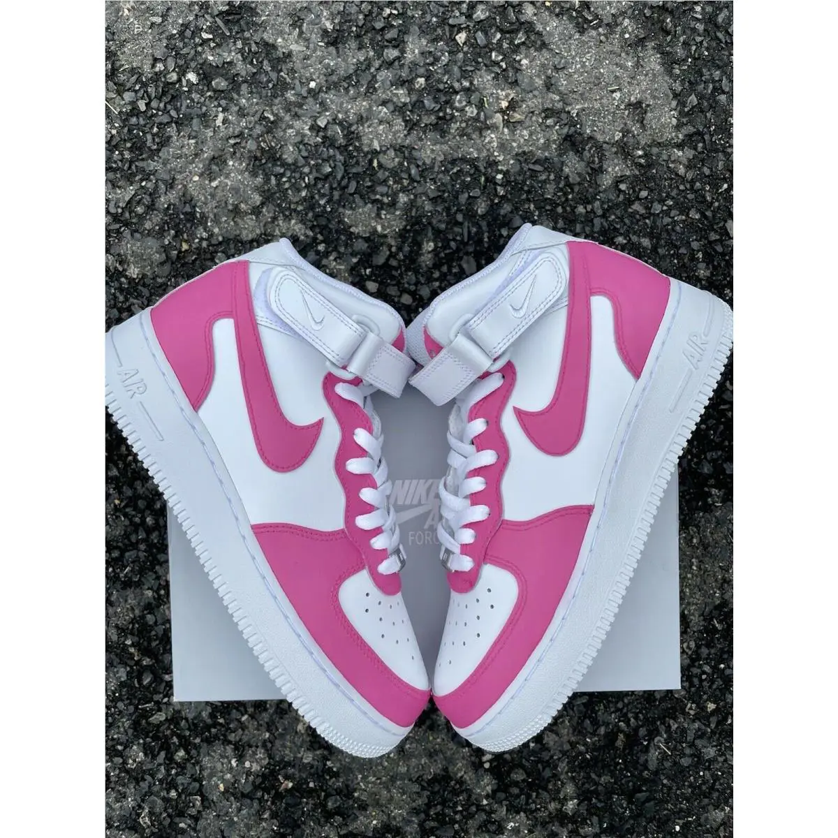Nike shoes - Nike Air Force 1 - Air Force - DD8959-100 - White, Two Tone: Lilac Purple 9