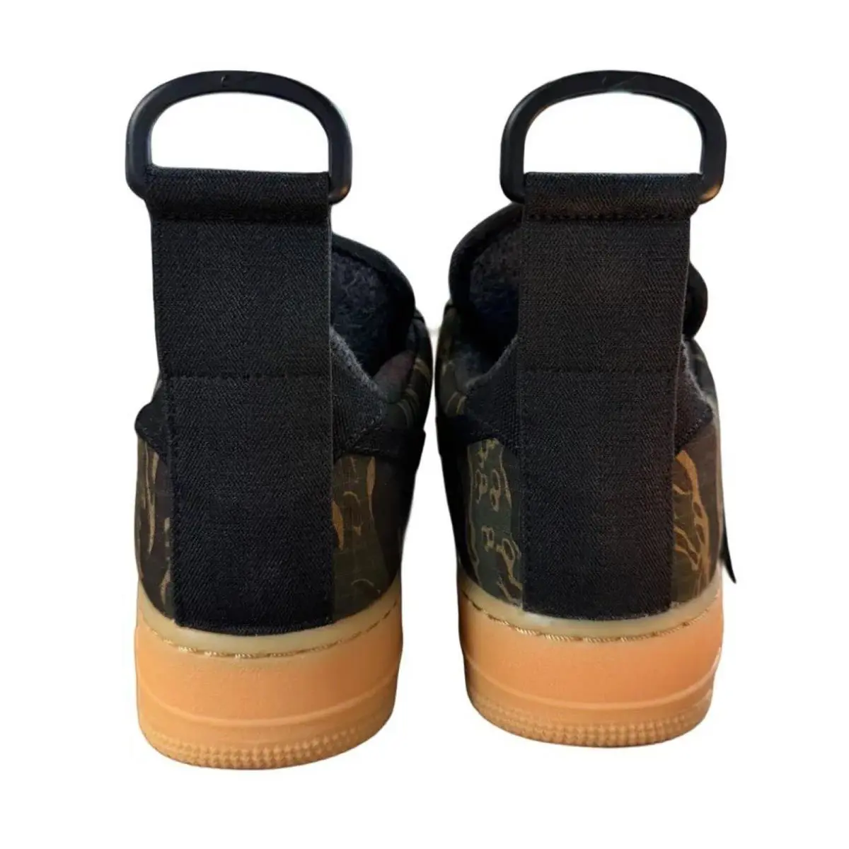 Nike shoes - Nike Air Force 1 Utility - AV4112 300 - Camo Green/Total Orange 2