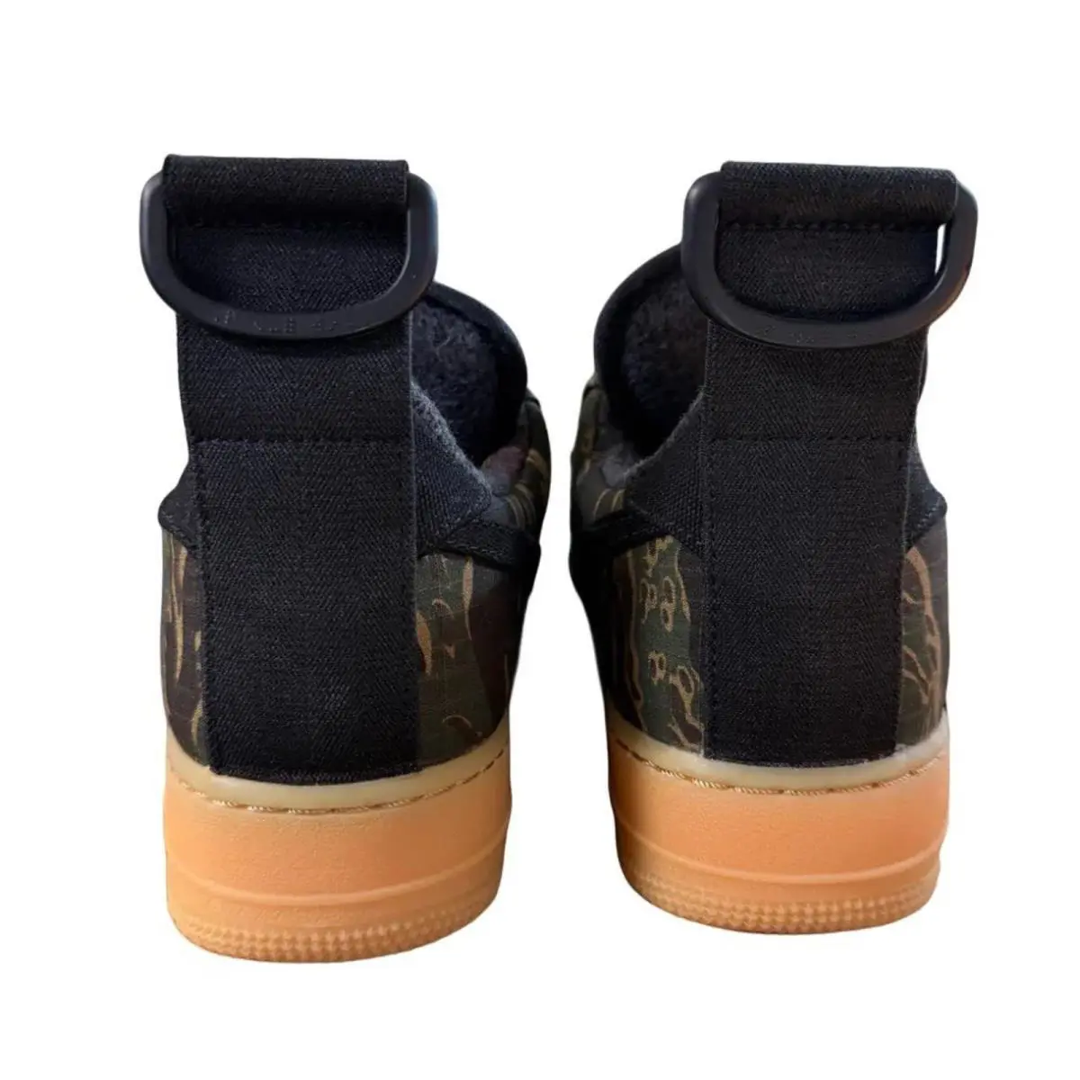 Nike shoes - Nike Air Force 1 Utility - AV4112 300 - Camo Green/Total Orange 3