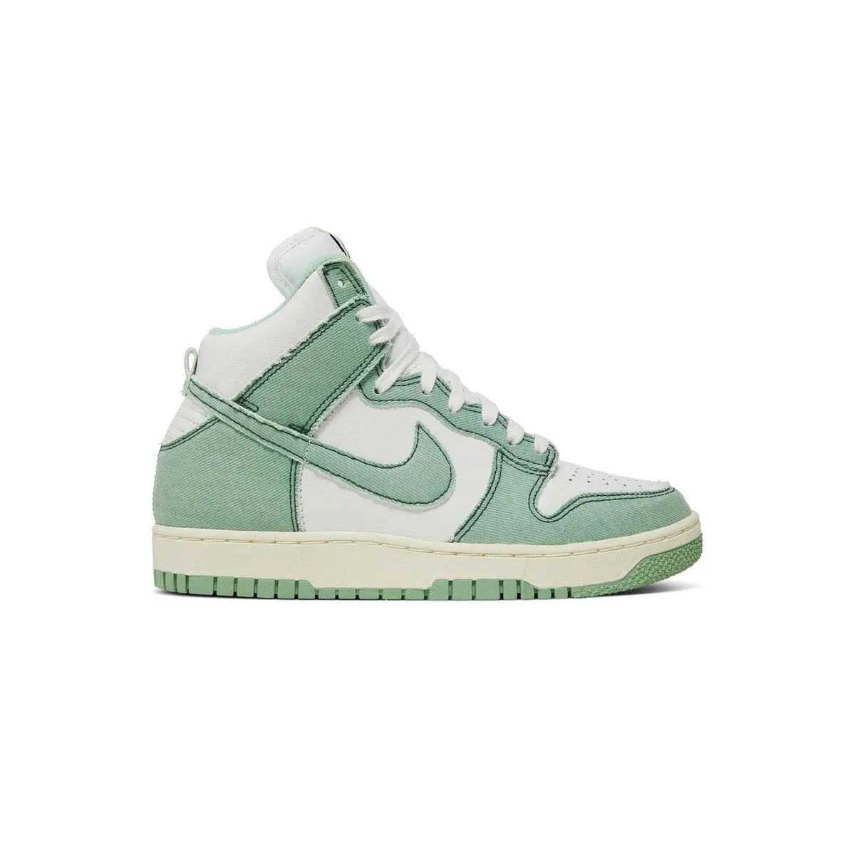 Nike Women`s Dunk High 1985 DV1143-300 Enamel Green Denim SZ 5-15 - Enamel Green/Denim