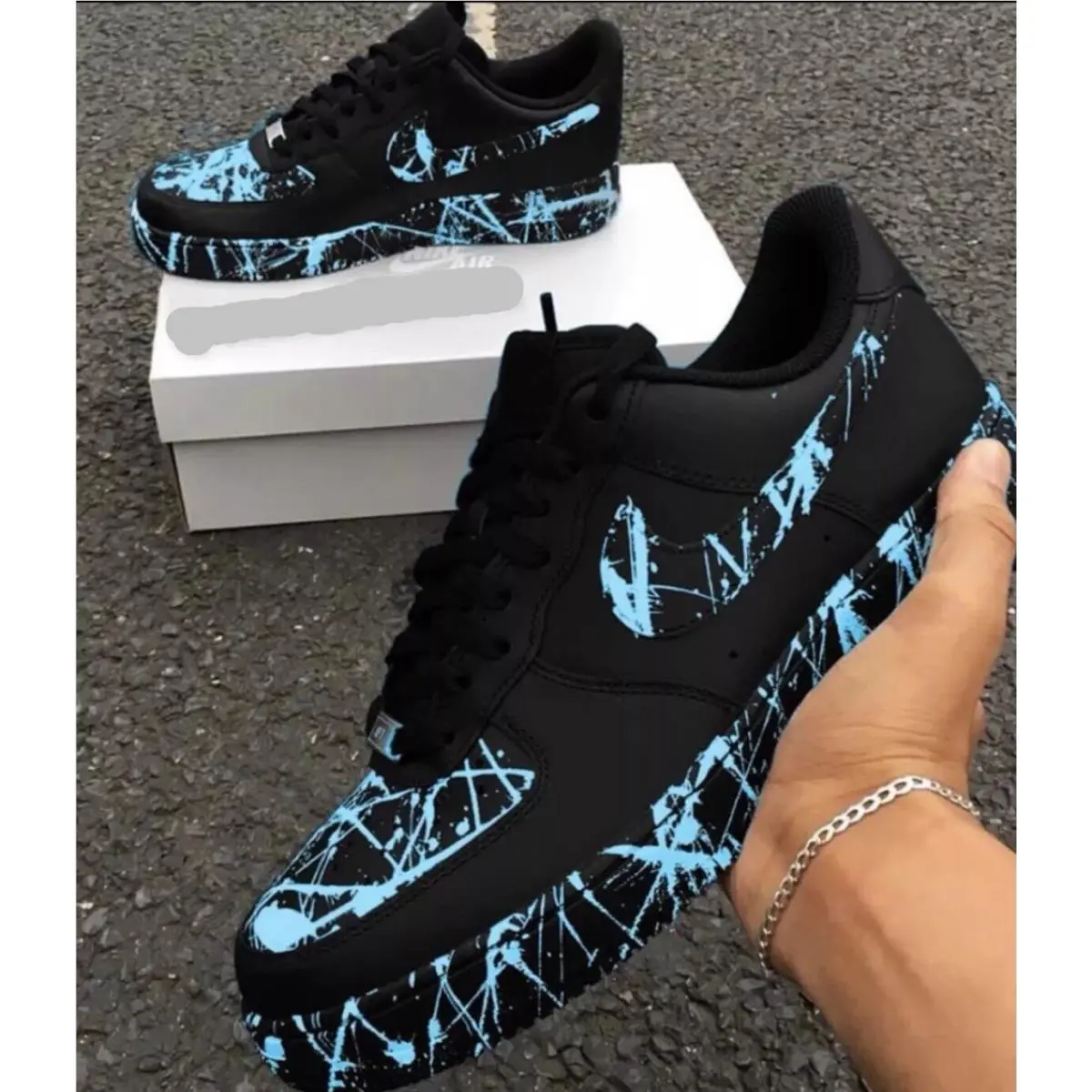 Nike shoes - Nike Air Force 1 - Air Force - DD8959-100 - Black 18