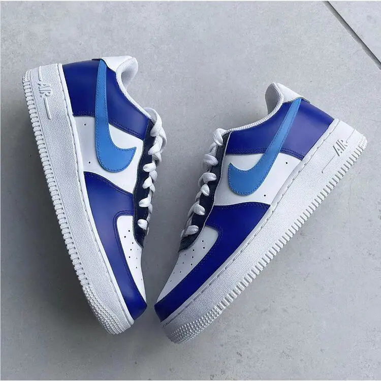 Nike shoes - Nike Air Force 1 - Air Force - CW2288-111 - White, Two Tone: Triple Blue 0