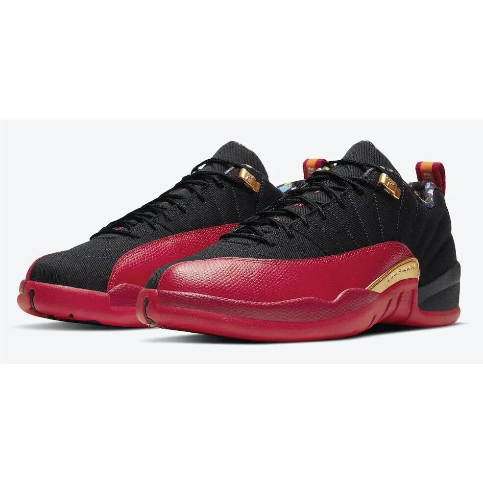 Nike shoes - Jordan Retro 12 - Retro - DC1059 001 - Black/Metallic Gold/Varsity Red 2