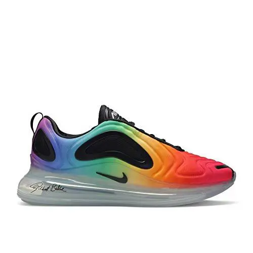 Nike Men`s Air Max 720 Be True Rainbow Black CJ5472-900 Fashion Shoes - Rainbow