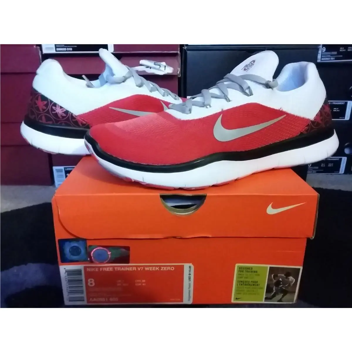 Nike shoes - Nike Free Trainer V7 - Free Trainer - AA0881 605 - Red 0