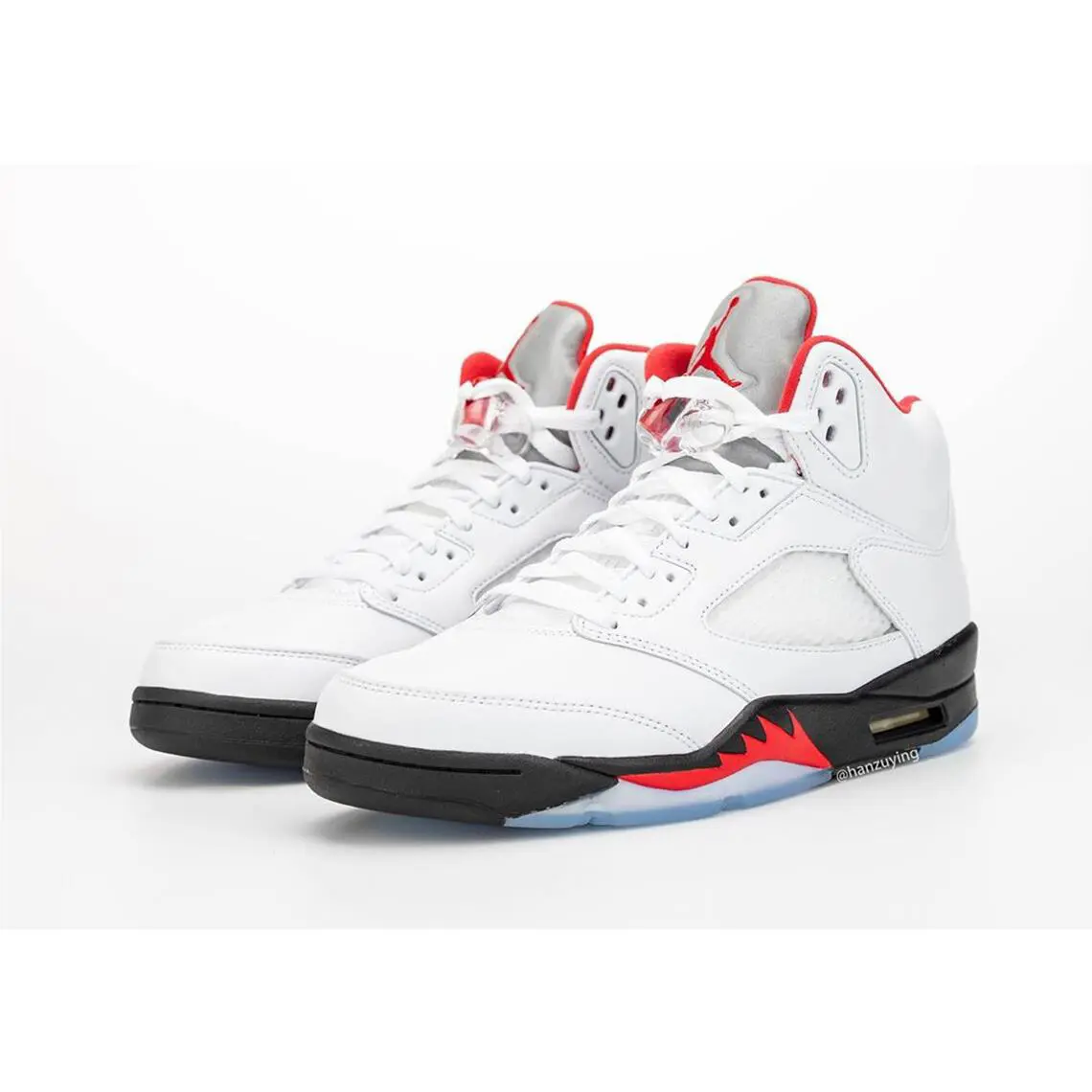 Nike shoes - Jordan 5 - DA1911 102 - Red/White/Black 0