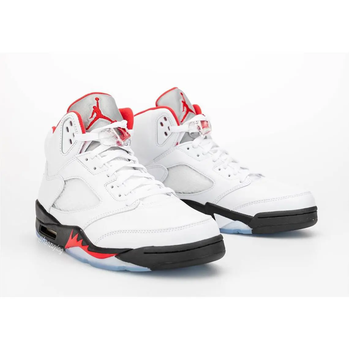 Nike shoes - Jordan 5 - DA1911 102 - Red/White/Black 4
