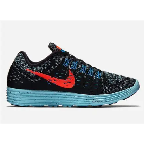Nike shoes - Nike Lunar Tempo - Lunar Tempo - 705462-006 - Black, Aqua Blue, Orange 0