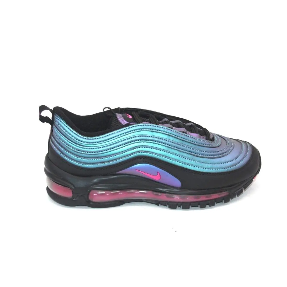 Nike Air Max 97 MM GS BQ7230-001 Black/laser Fuchsia Big Kids Shoe Running