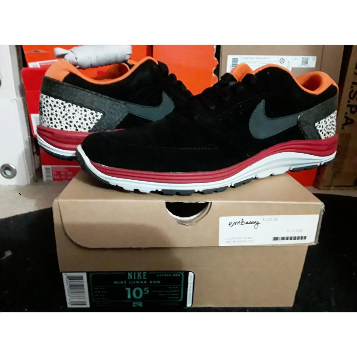 Nike shoes - Nike SB Lunar Rod - Lunar Rod - 537693-008 - Black 0