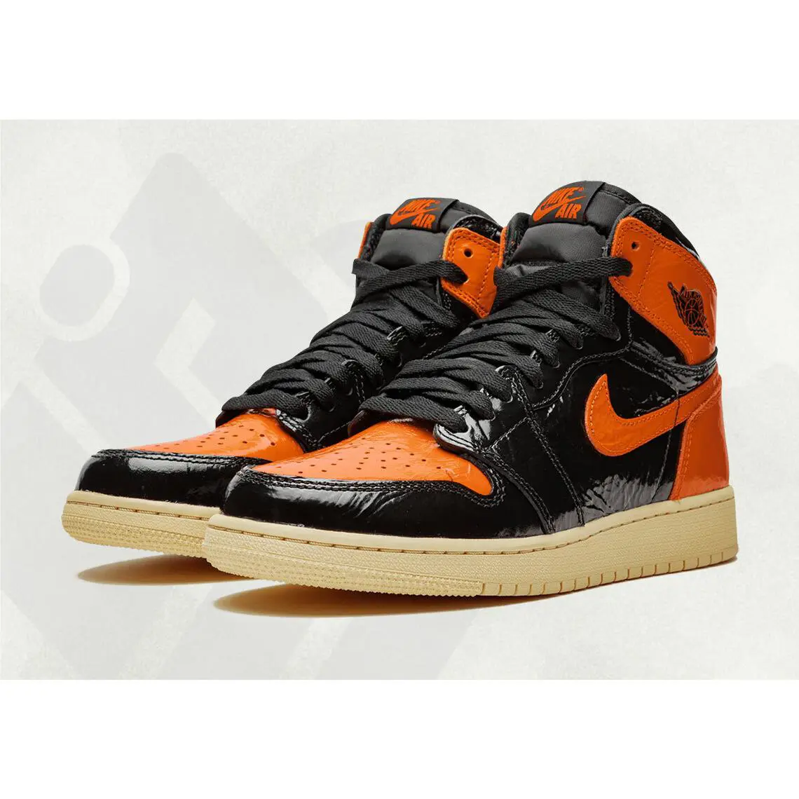Nike shoes - Jordan 1 - 575441 028 - Black/Orange 0
