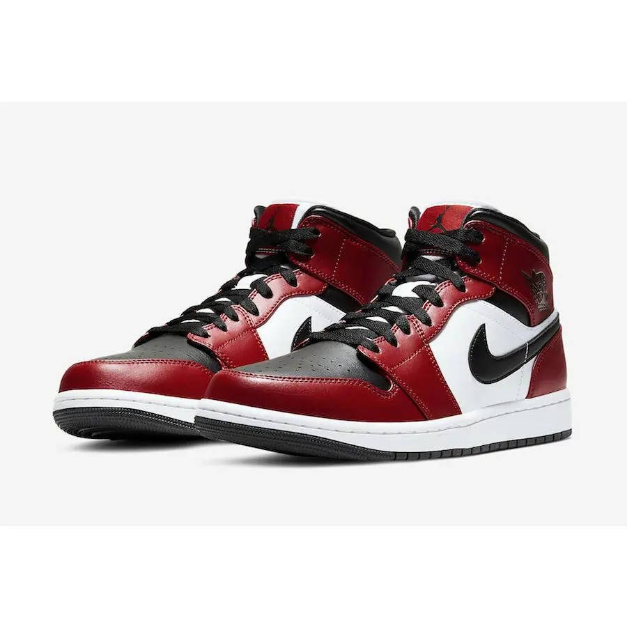 Nike shoes - Retro 1 Mid - Retro Mid - 554724 069 - Gym Red/Black/White 0